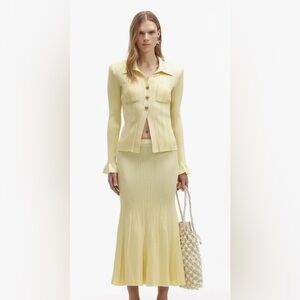 Self-Portrait knit set Top+Skirt